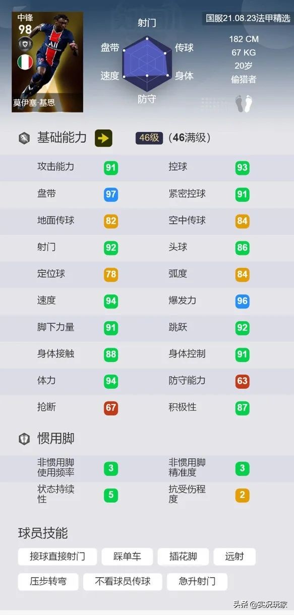 实况法甲精选黑卡,实况法甲黑卡