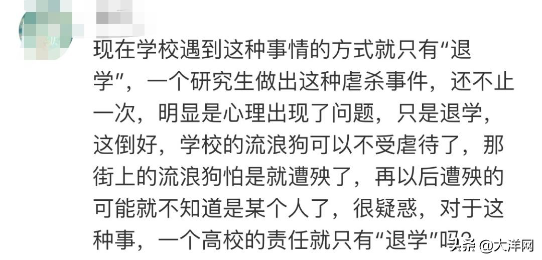 成都理工大学虐狗处理结果,成都理科研究生虐狗事件