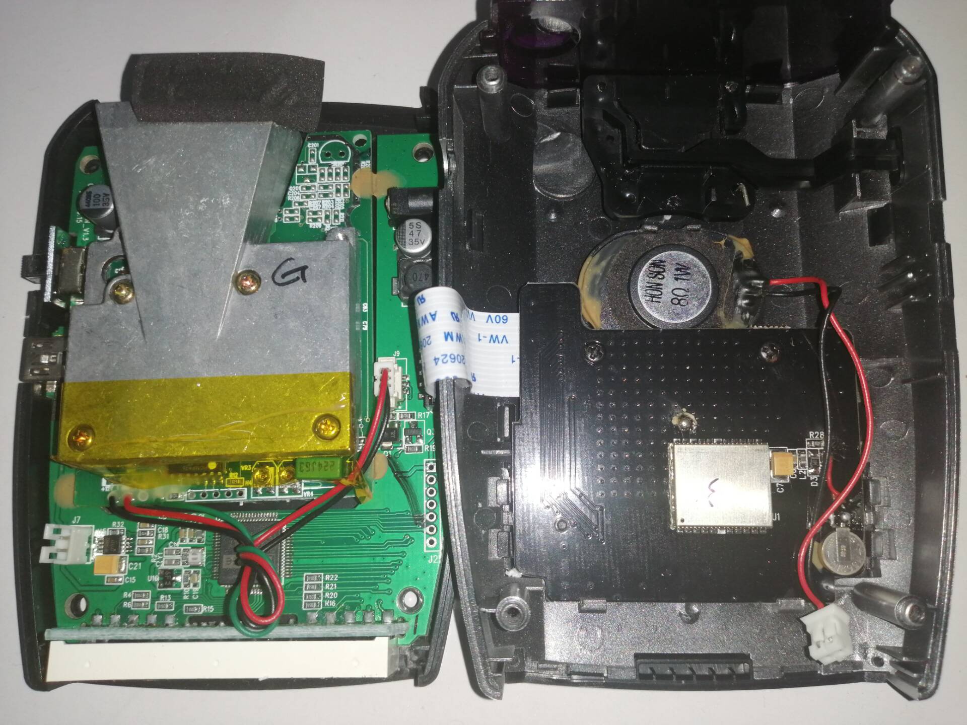 拆解雷达电子狗,拆解轮速传感器