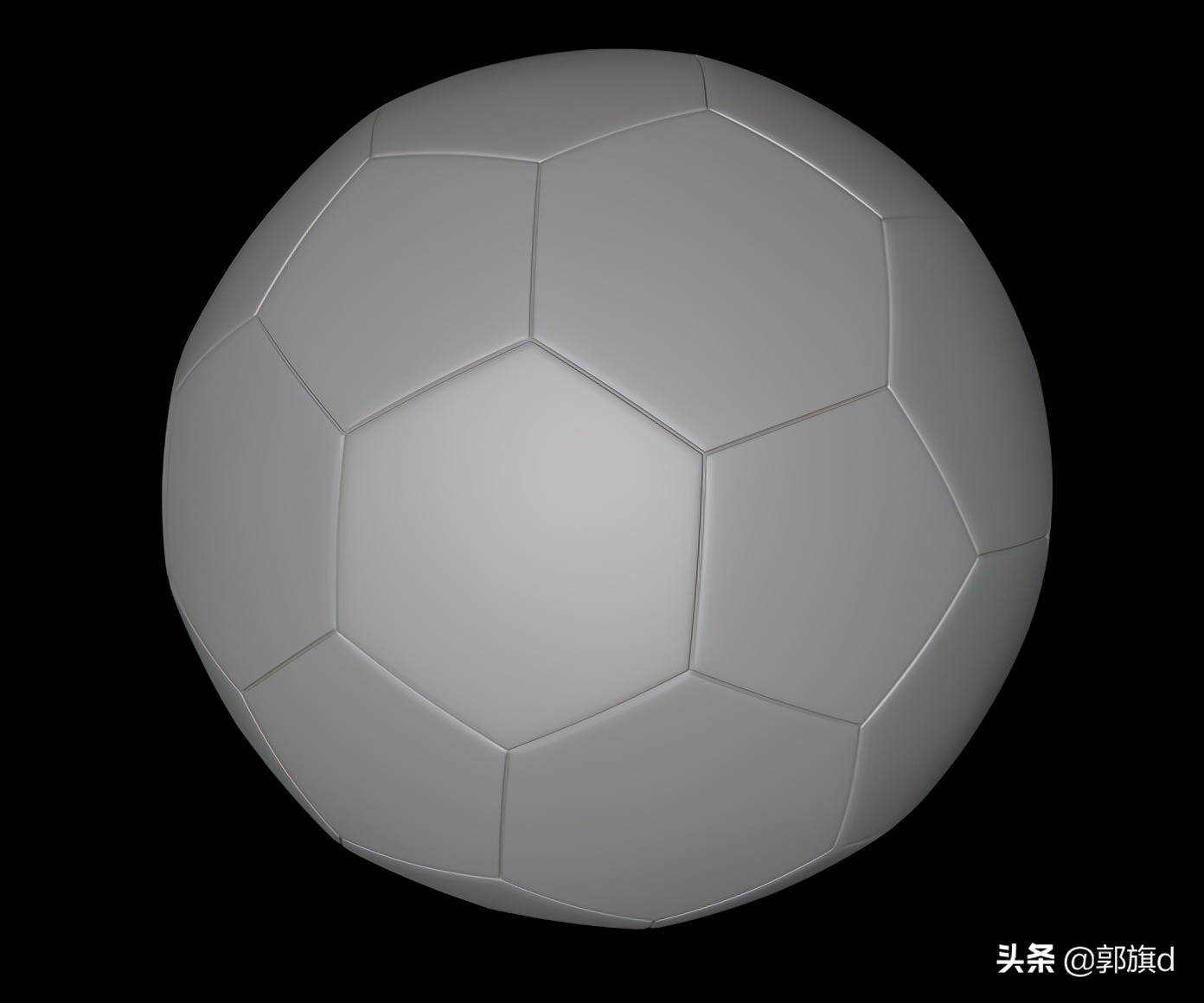 c4d怎么制作足球特效,c4d建模足球教学