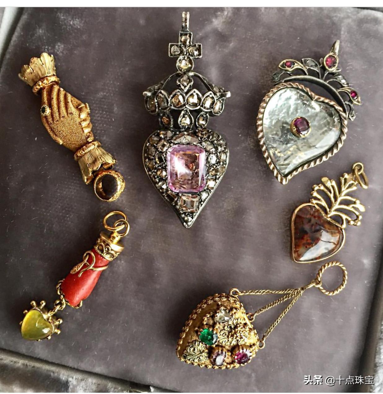 心形古董,心形经典珠宝款式