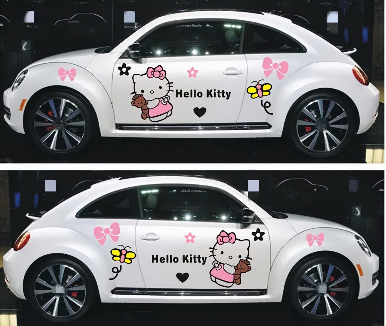 车贴画超过多少需要备案,给爱车换车衣图片