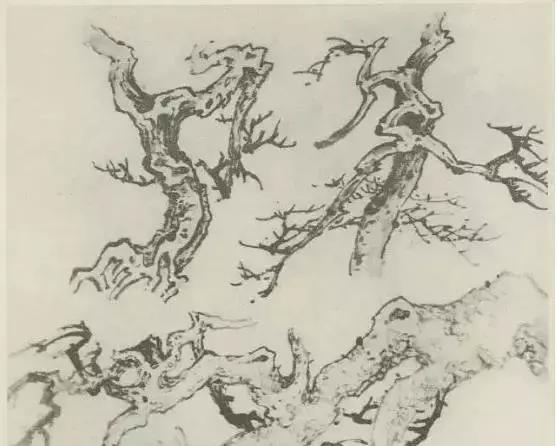 缠枝、挺杆、屈节、钮裂、一棵树如何画？看了这篇你绝对能学会