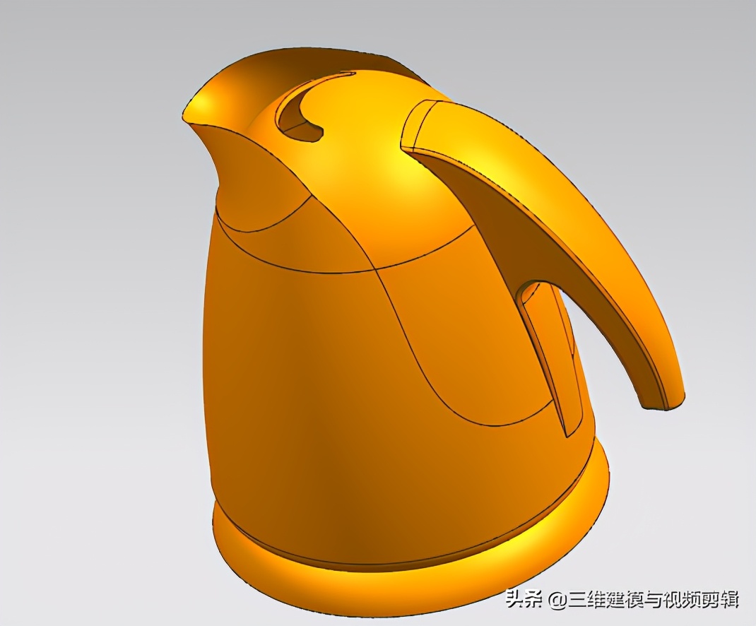 ug12.0咖啡壶实体建模,ug12.0曲面建模实例100例