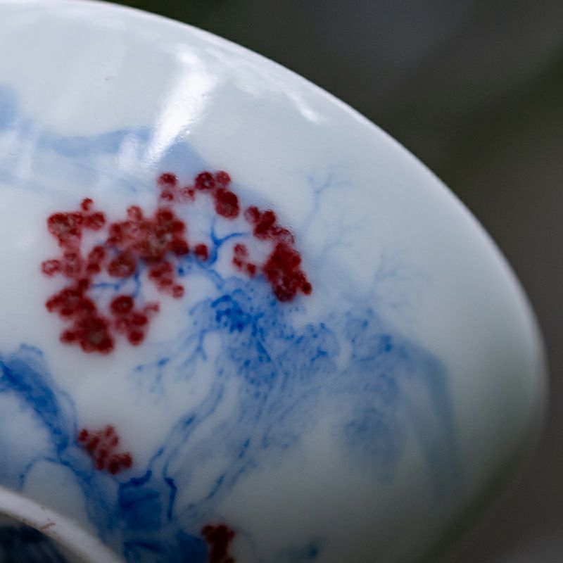 将青春赋予青花釉里红的学院派---沐月山房易江力