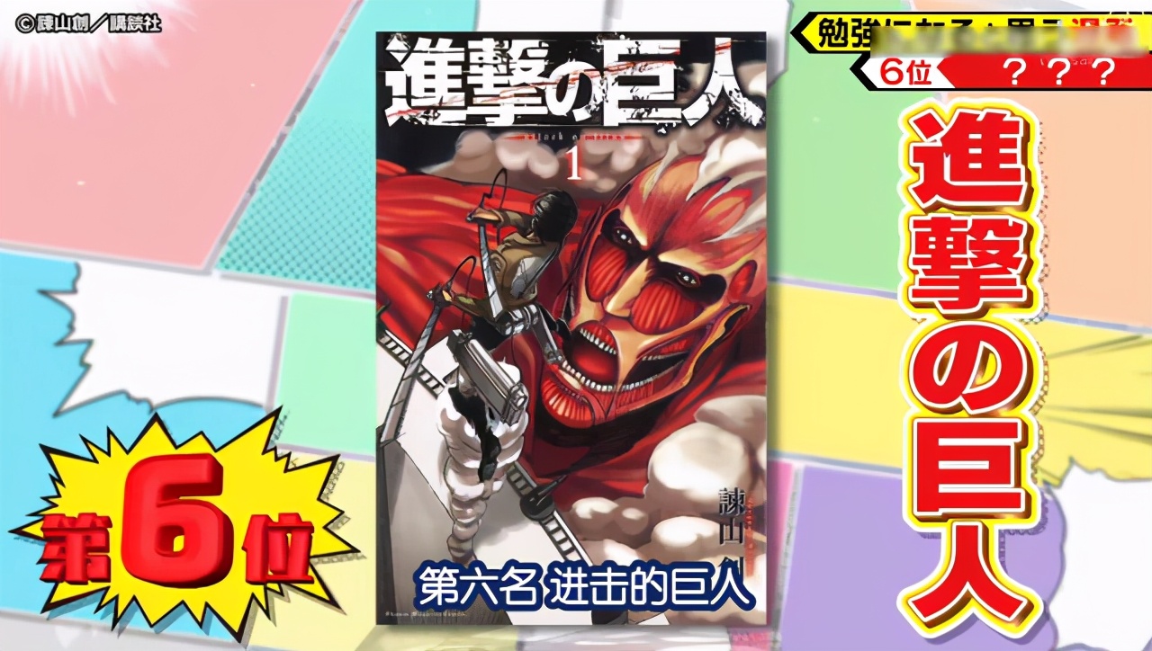 进击的巨人在动漫界排第几,动画进击的巨人战力排行榜