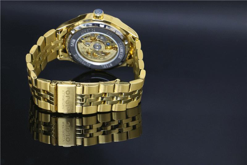 jojo限量版机械镂空手表,jojo轻奢腕表