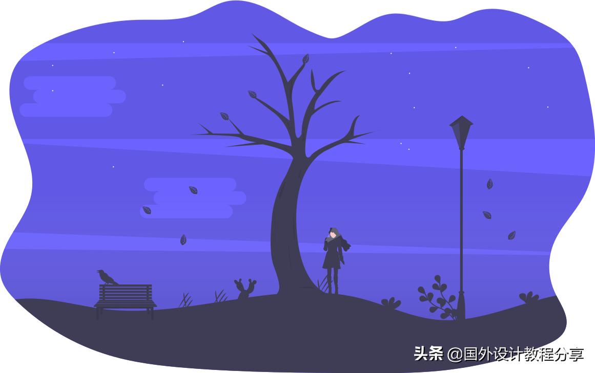 扁平矢量插画教程,矢量扁平插画怎么画