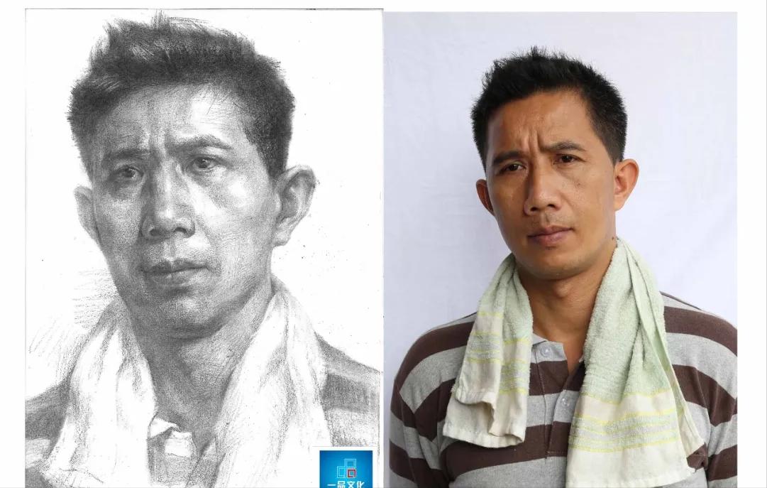 美术素描考试满级作品,素描人物高分卷四大特点