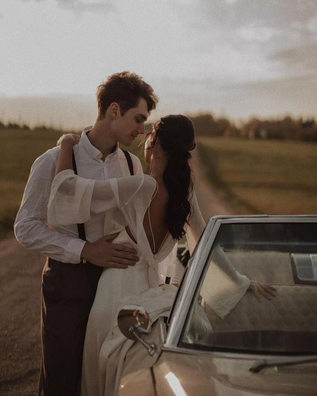 一组高级感十足的婚纱照,国外经典婚纱照