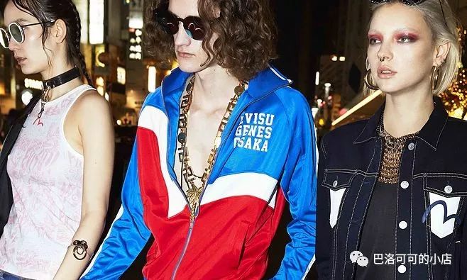 潮牌牛仔店铺,潮牌字母印花牛仔