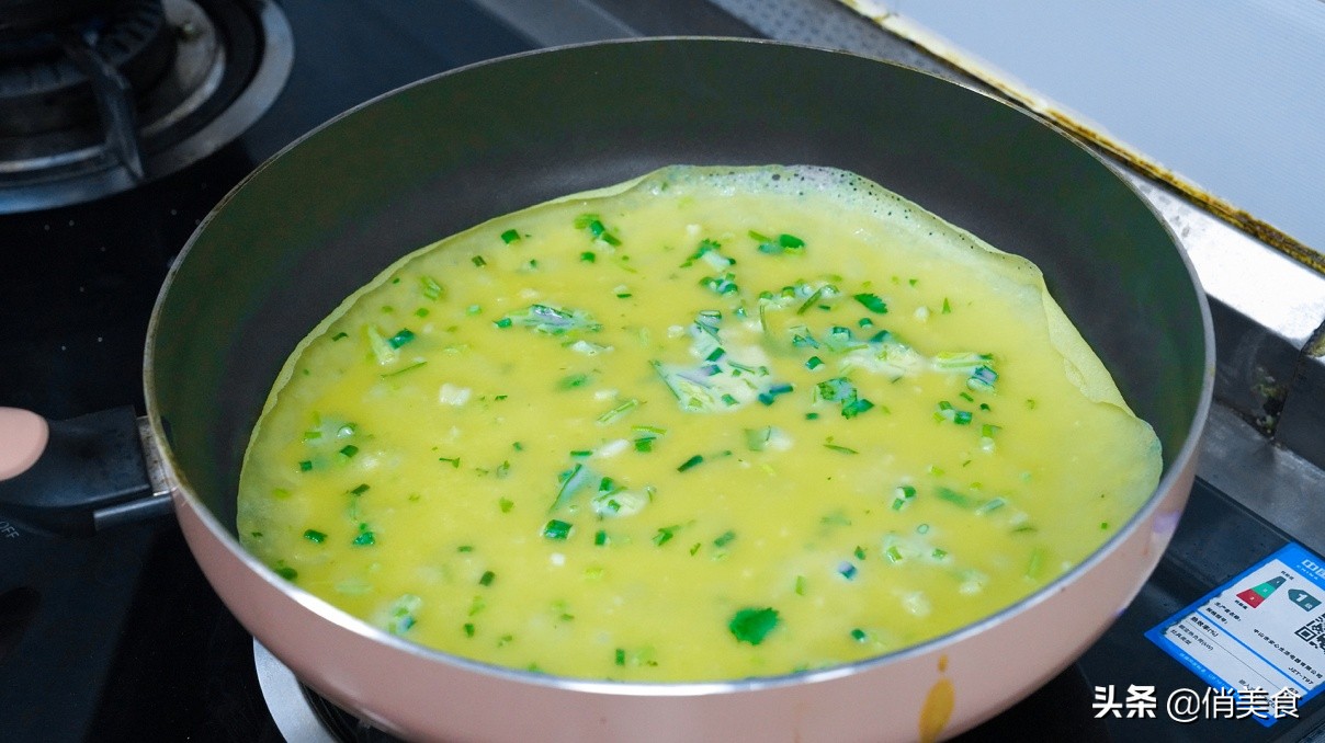 葱花鸡蛋饼发面不用酵母,鸡蛋饼不用葱的家常做法