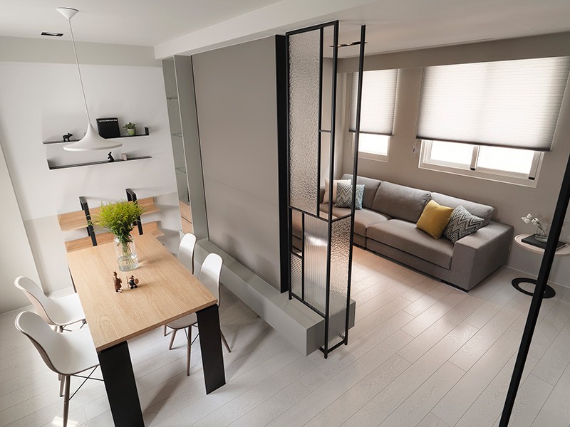 大白墙加悬空电视墙效果,现在最流行的悬空电视墙