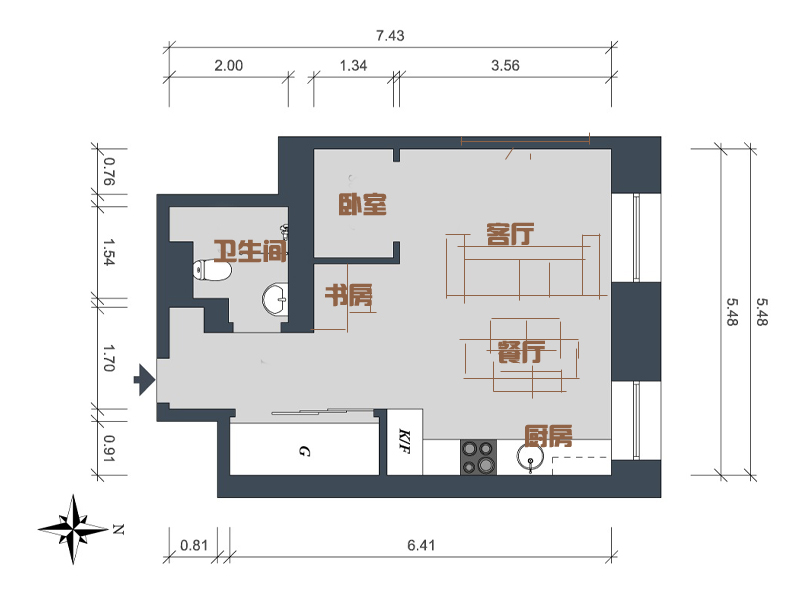 卧室改造耗时一周的小卧室,超级有安全感的卧室改造