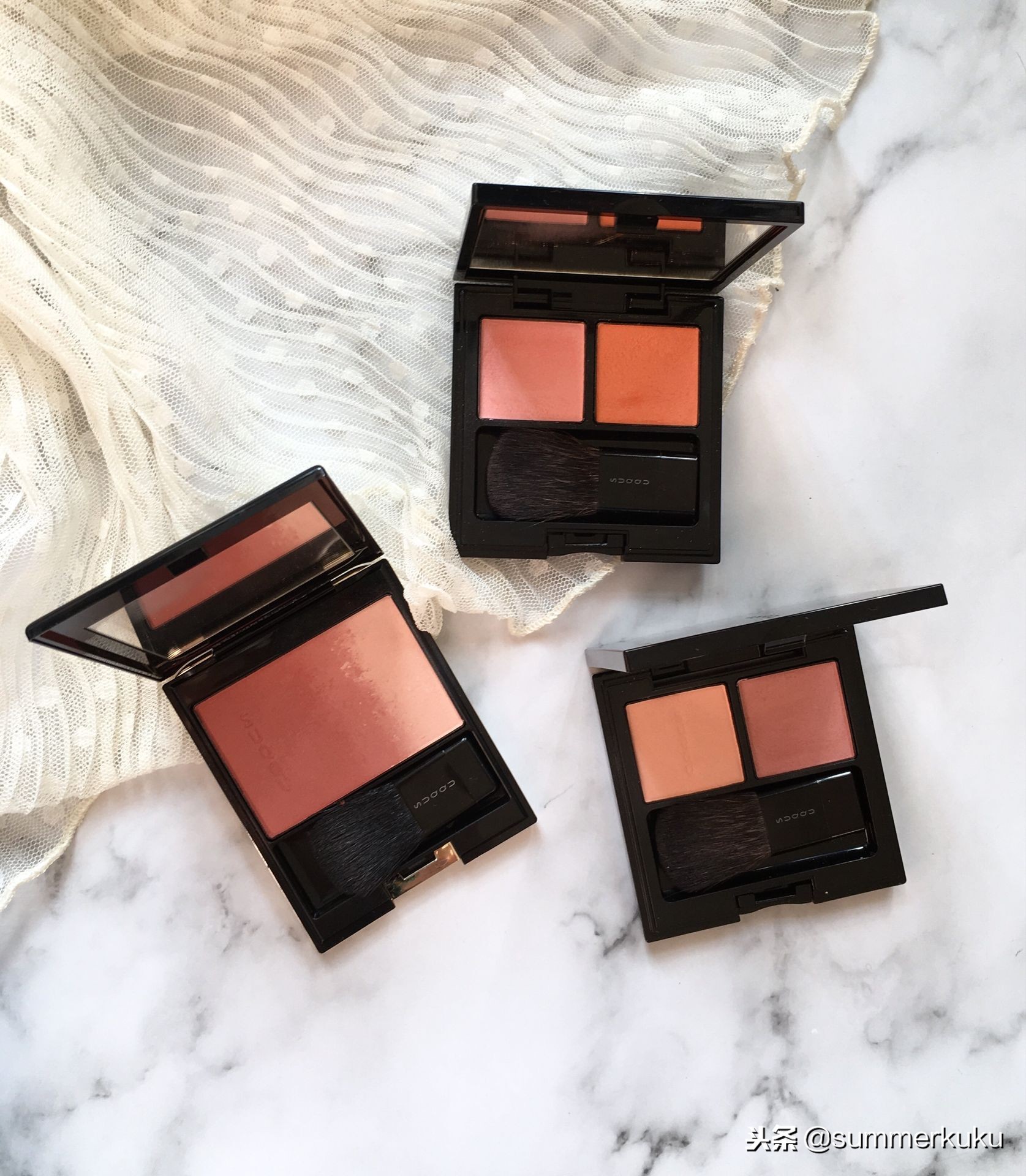 此生爬不出来的SUQQU的大坑SUQQU彩妆试色分享眼影唇膏腮红