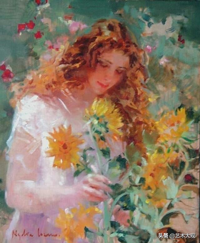 欧美顶级油画人物,人物油画的绘画教程视频