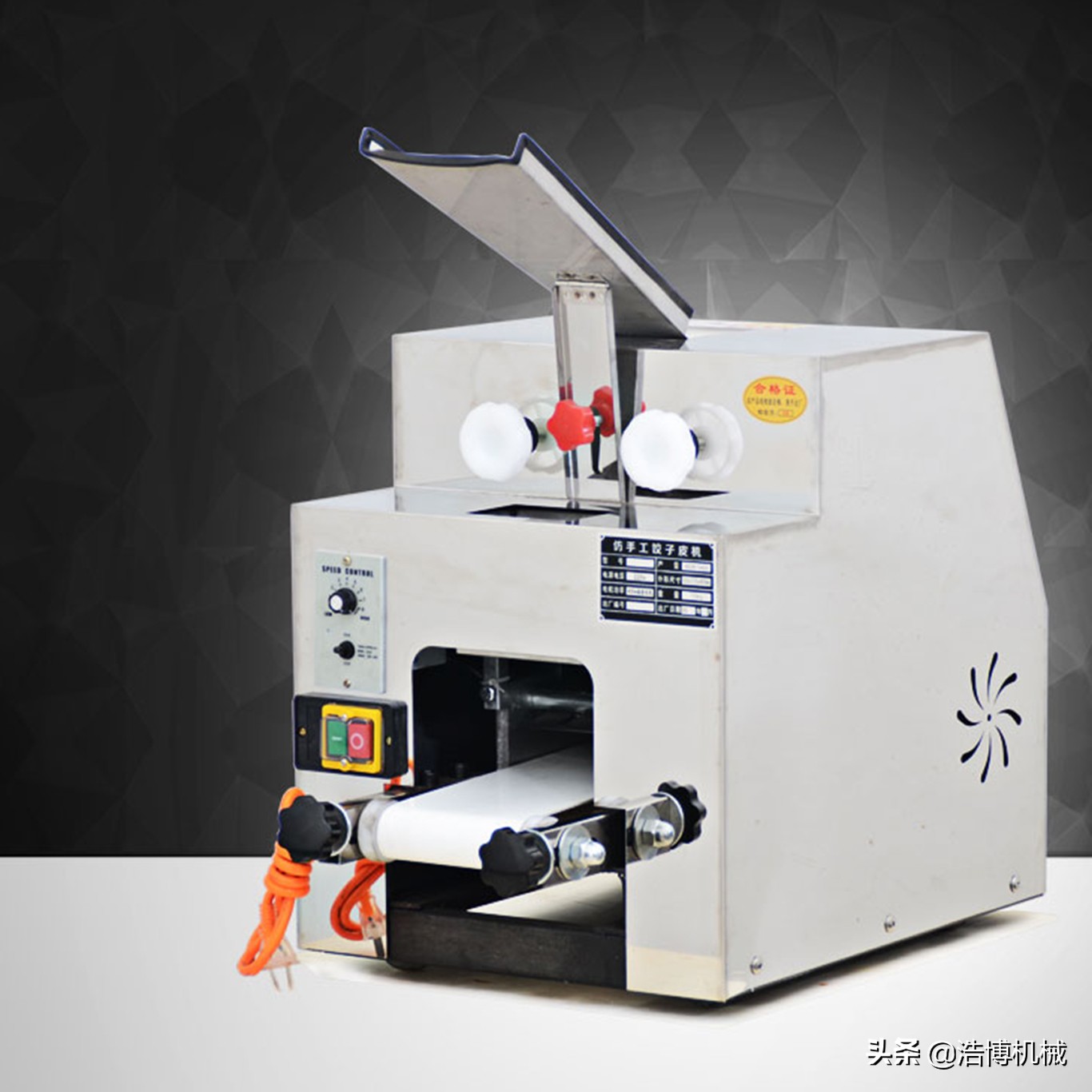 仿手工饺子皮机调试教程,自制饺子皮机械设备