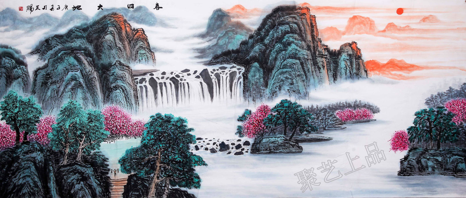 老板办公室墙画图片大全,公司老板办公室后背墙画