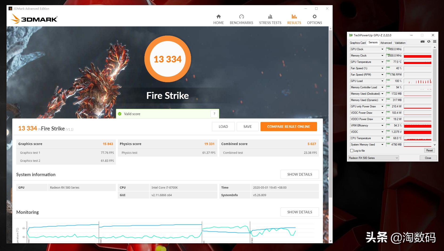 矿圈挚爱：蓝宝石RX5808GB超白金OC限量版，清理翻新测试晒个单