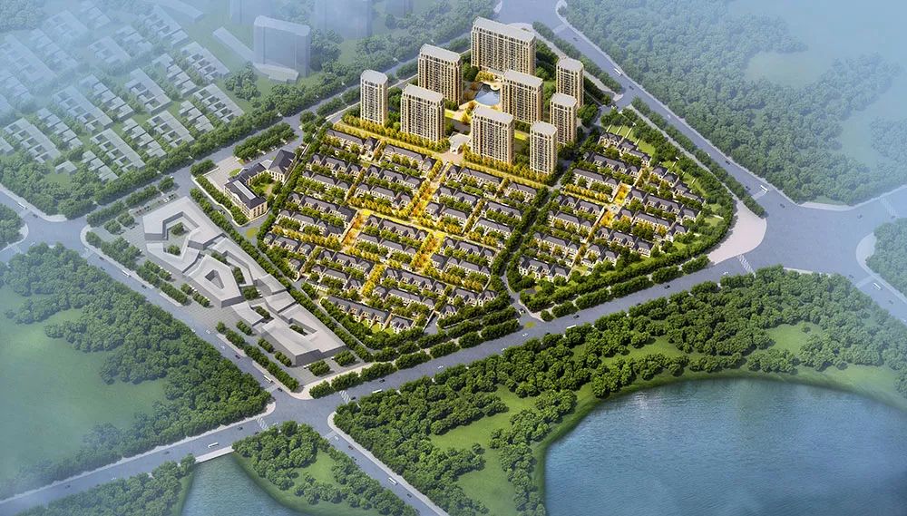 平原新区绿城凤湖玫瑰园别墅,平原新区中式合院