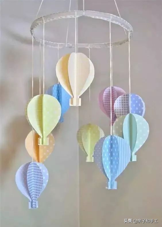 幼儿园气球手工贴画,创意手工气球印画