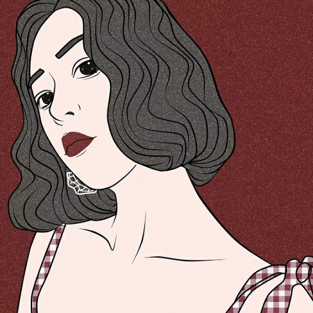 个性原宿风手绘头像,原宿风头像女伤感真人