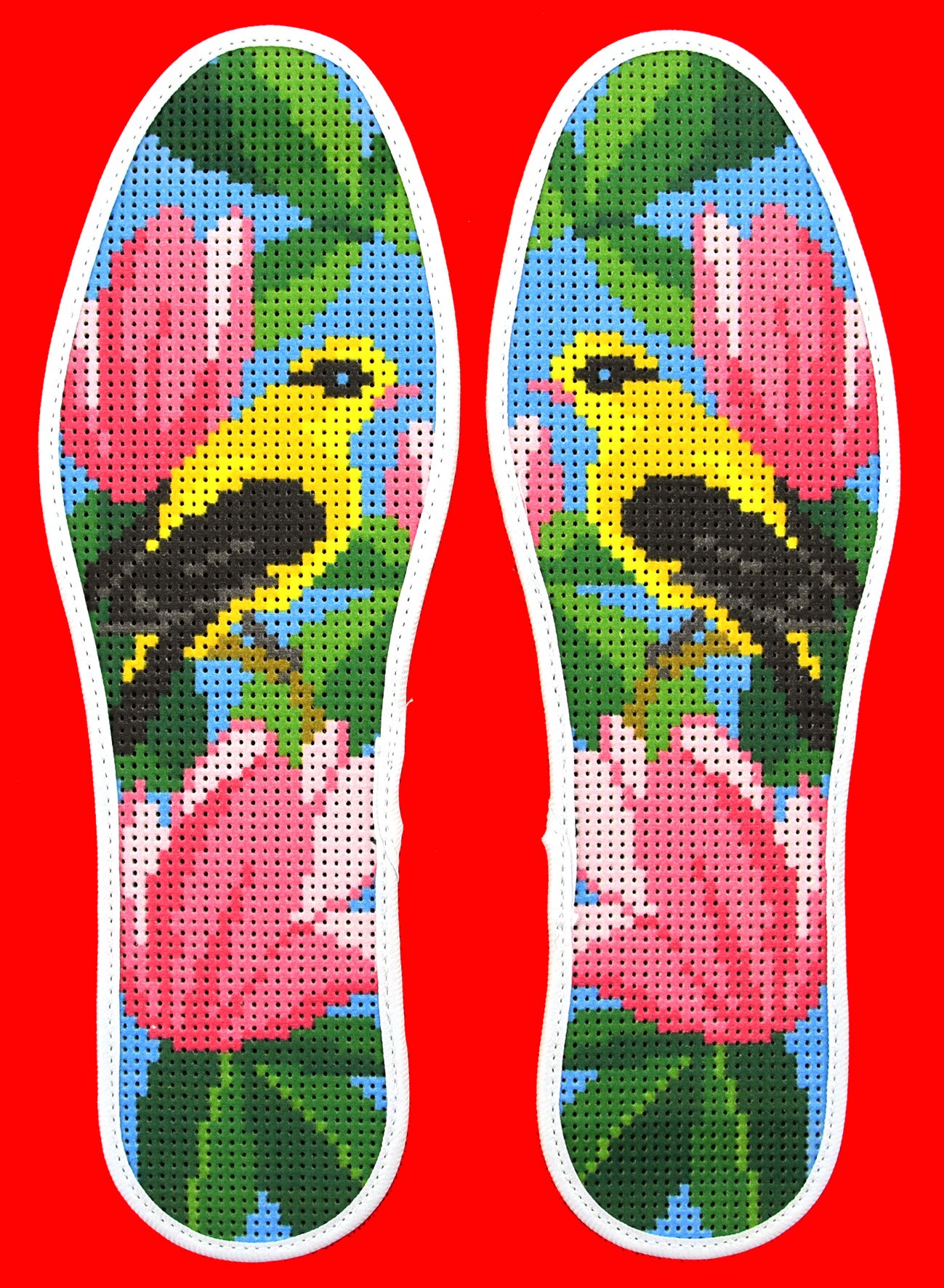 绣花鞋垫的图案寓意功能,鞋垫绣花花样图梅花