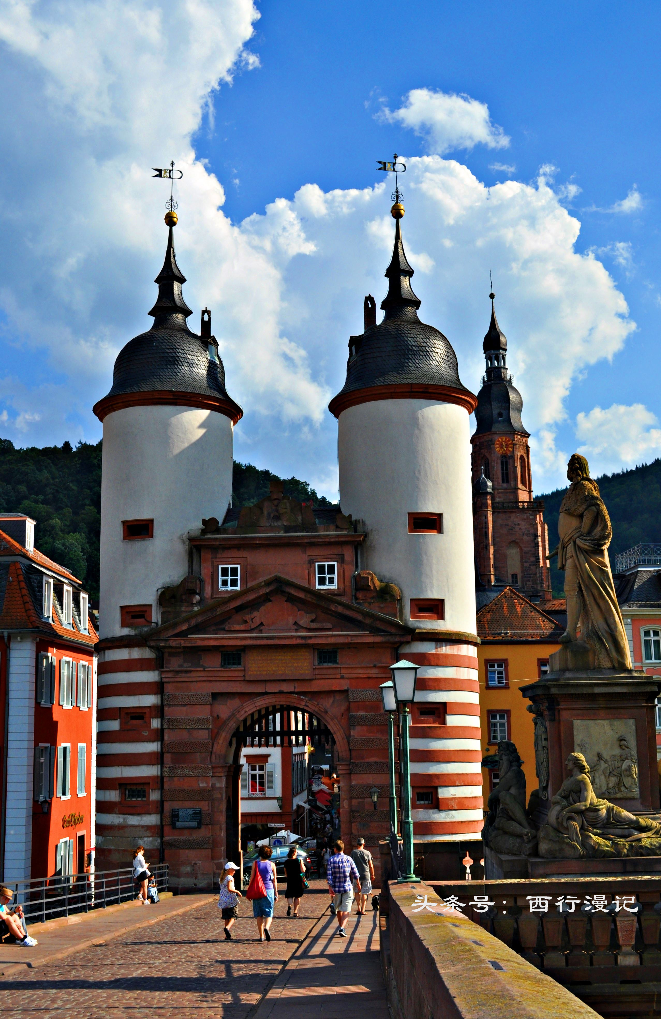 德国最美古城海德堡,青山绿水间的德国古城