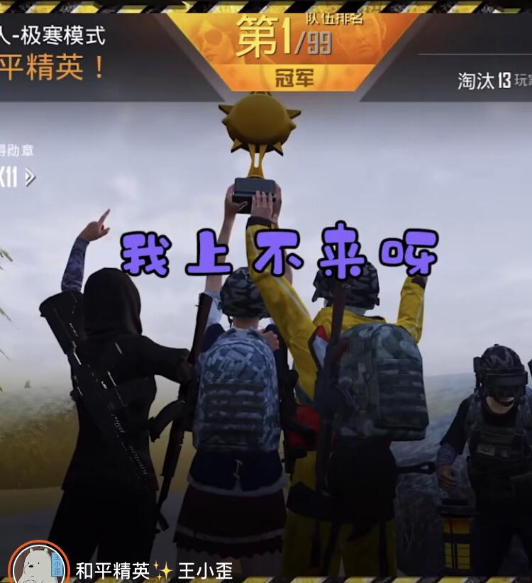 和平精英王小歪玩极限训练,王小歪玩和平精英团队竞技