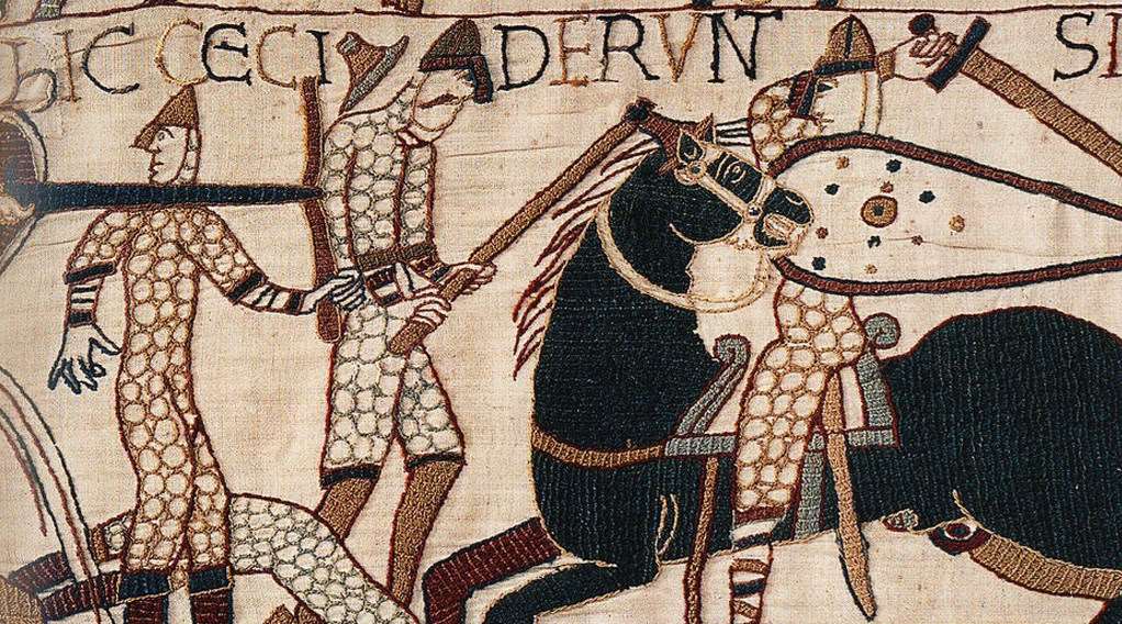 中世纪的挂毯,中世纪士兵装备穿戴过程