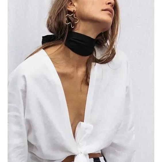 长丝巾古装系法3米长1.5米宽丝巾,长条丝巾配衬衣的系法简单又漂亮