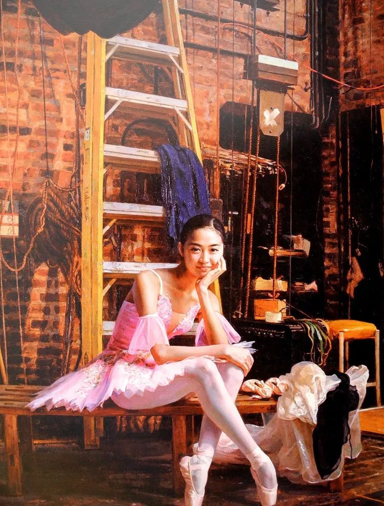 看完心跳加速！他*窥偷**老婆同事跳舞画了一组芭蕾少女卖了1200万