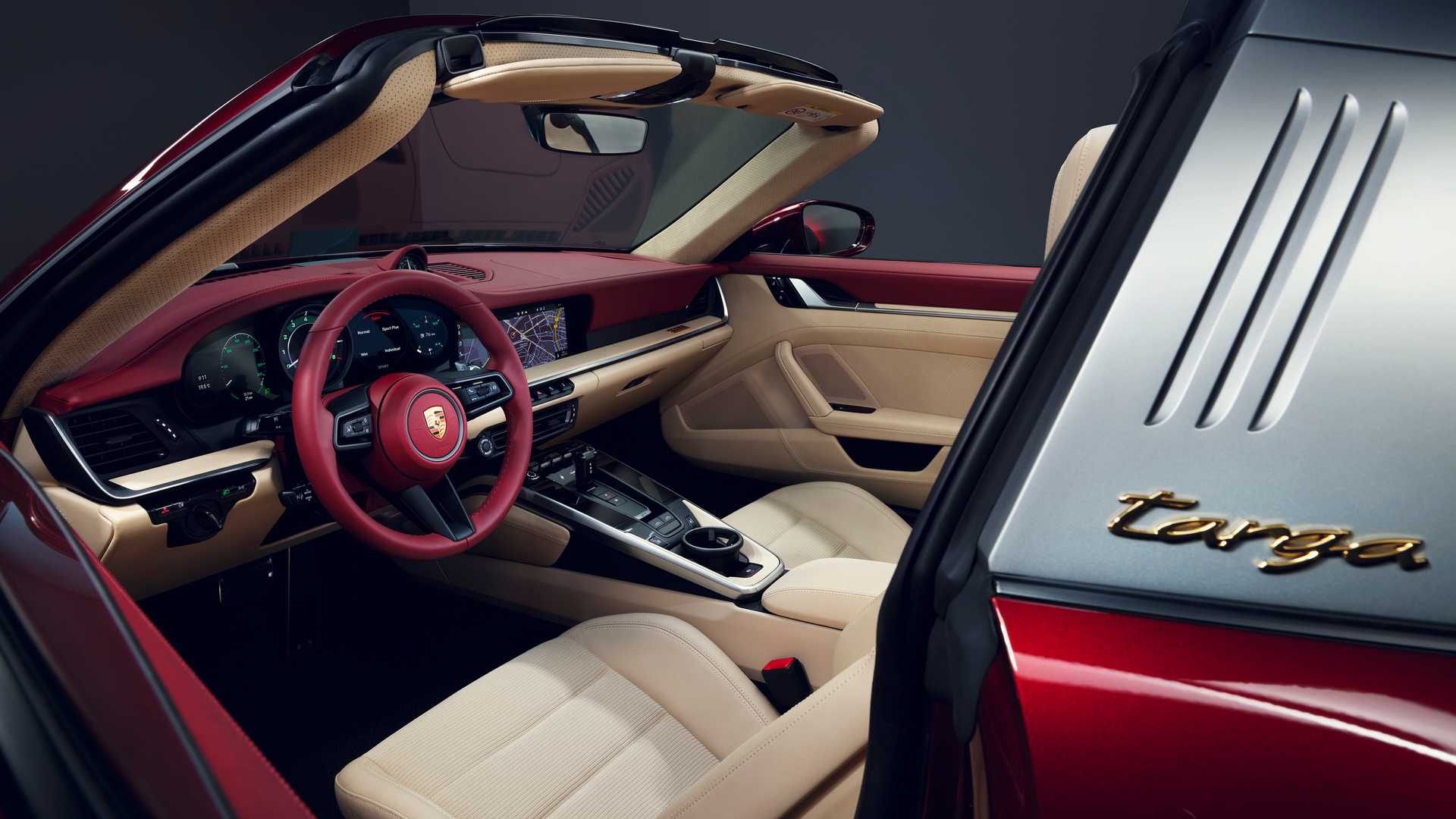 保时捷911targa4跑车,保时捷911targa4敞篷版