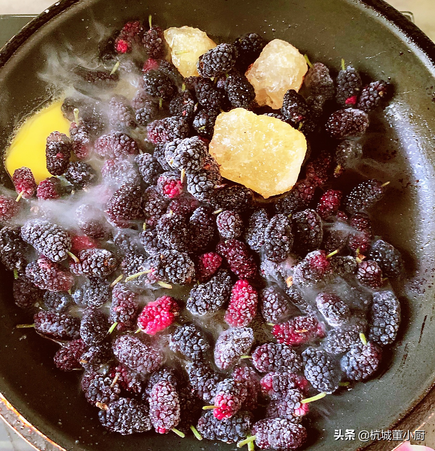 桑葚派蛋挞皮,美味的桑葚蛋挞