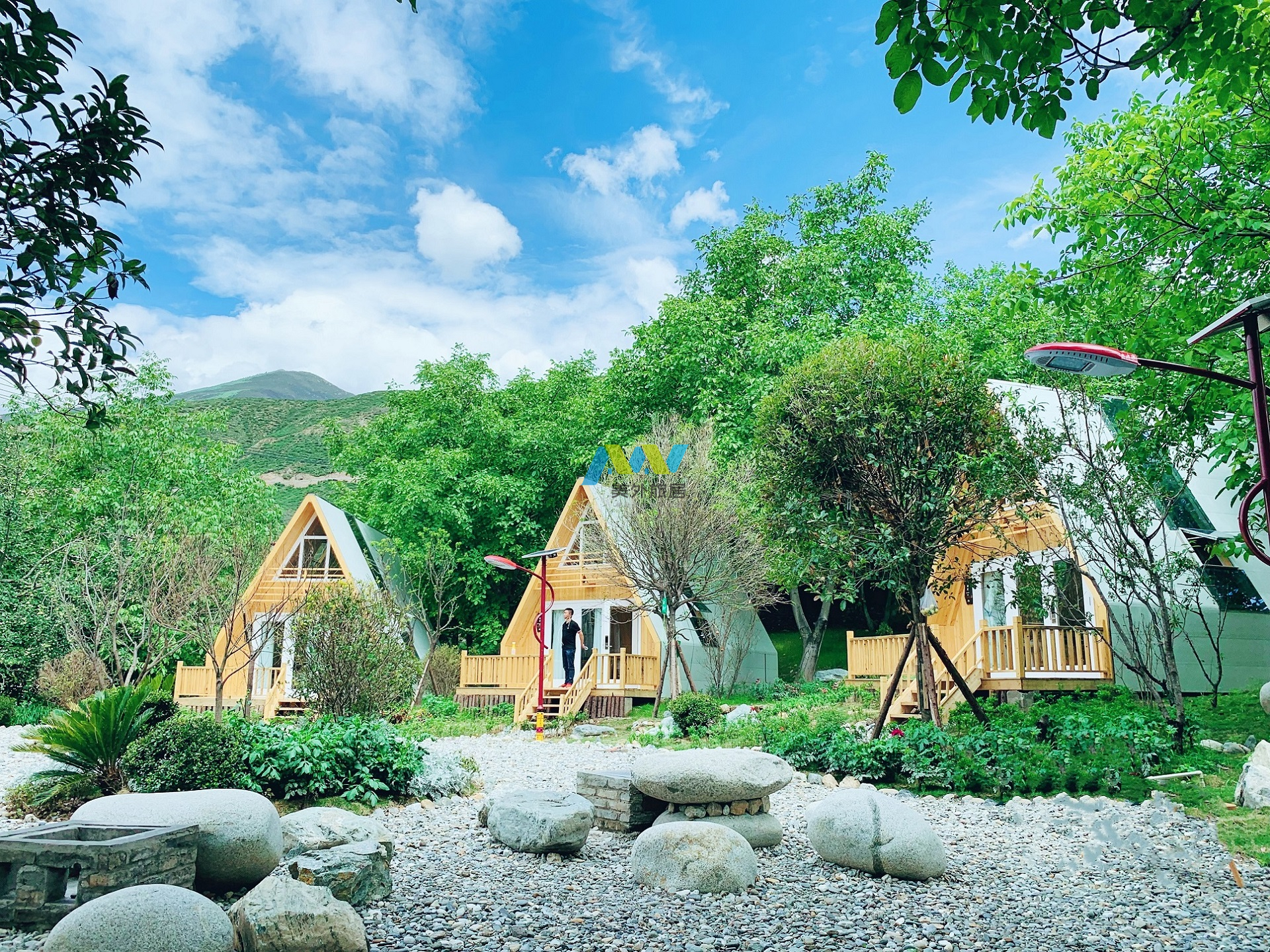 农庄木屋网红小院,景区网红农庄生态园