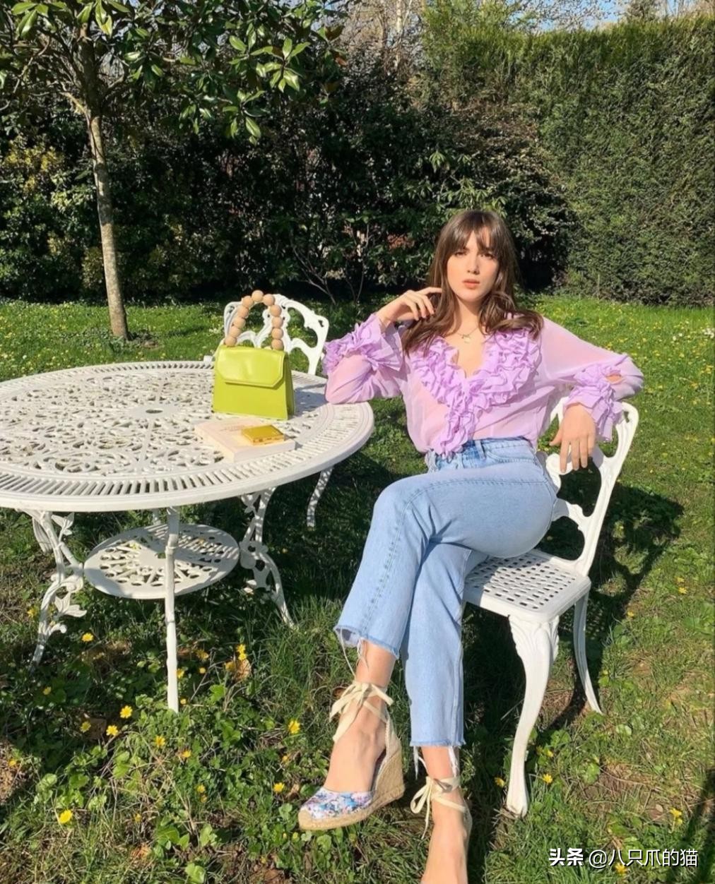 仙气雪纺装搭配图解,宽松冬季雪纺上衣搭配