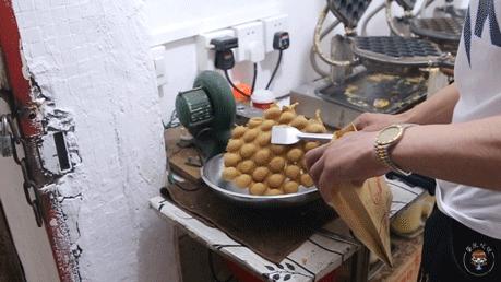 肇庆街边小吃糯米糍粑,肇庆美食糍粑推荐