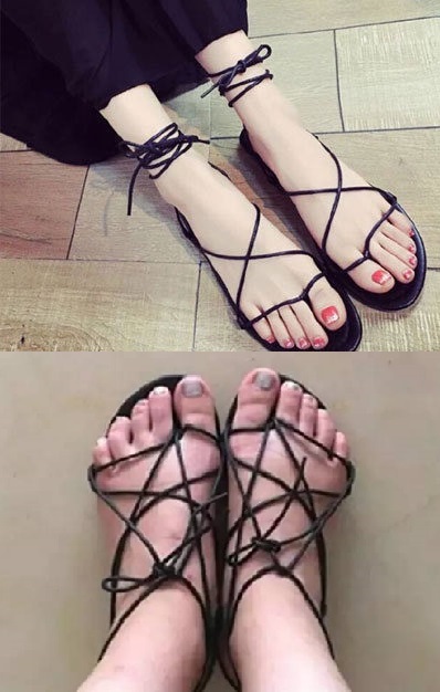 有胖胖的凉鞋,凉鞋穿什么款式好看