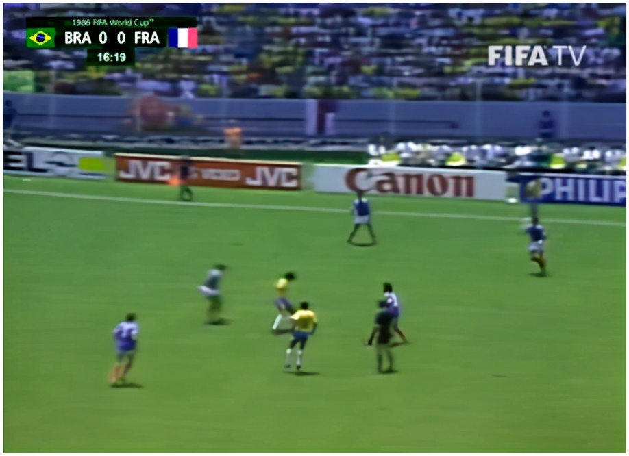 2006世界杯法国vs巴西经典图片,1986法国巴西