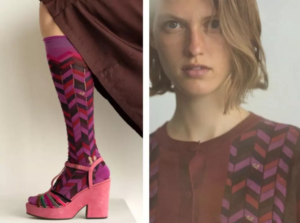 优雅气质花纹蕾丝船袜 (亚洲民族复古风短棉袜)