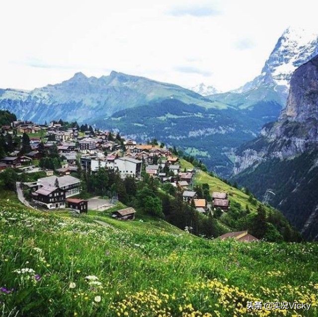 旅游风景视频阿尔卑斯山,旅游风光阿尔卑斯山脉