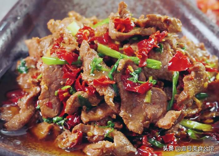 这才是牛肉最好吃的做法香辣爽口,牛肉的做法简单味道美味口感好吃