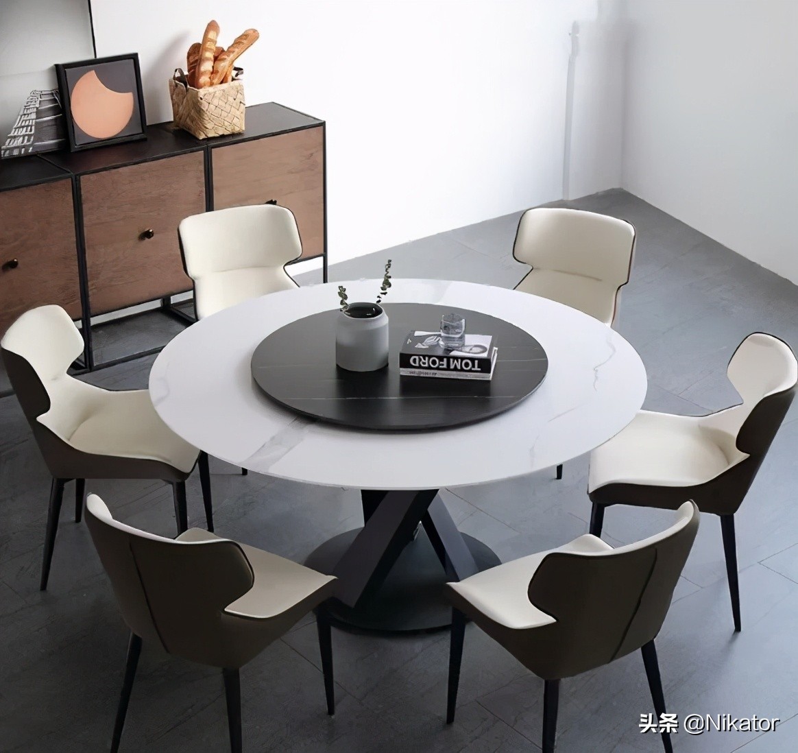 美式装修餐桌用圆的还是方的,餐厅较大餐桌选方的还是圆的好