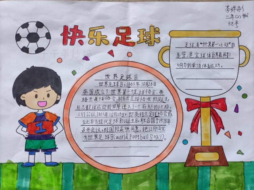 我与校园足球手抄报,以校园足球为主题手抄报