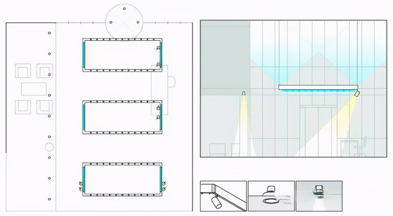 办公楼前照明灯设计,写字楼室内照明灯
