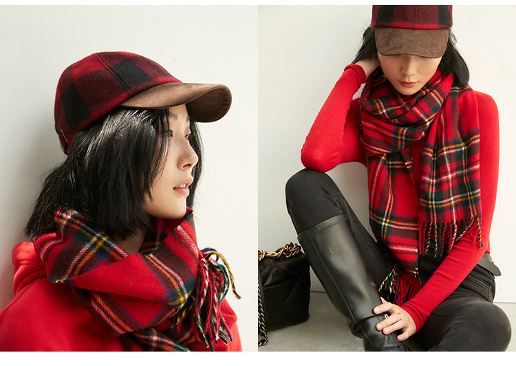 围巾点睛之作,围巾丝巾洋气