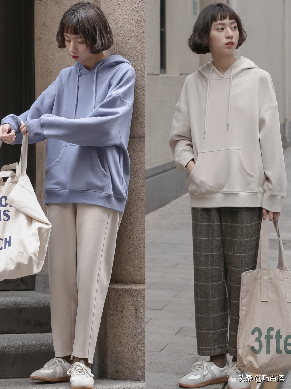 别说秋季缺少衣服穿？会穿卫衣就能做宝藏女孩，风格百变美出圈