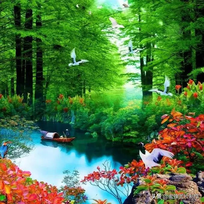 大自然山水美景壁纸全屏,美景壁纸4k全屏