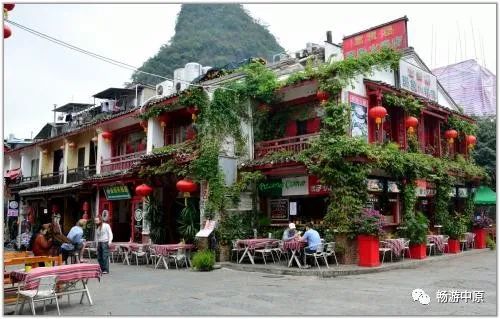 美丽阳朔不一样的西街风情,充满异域情调的阳朔