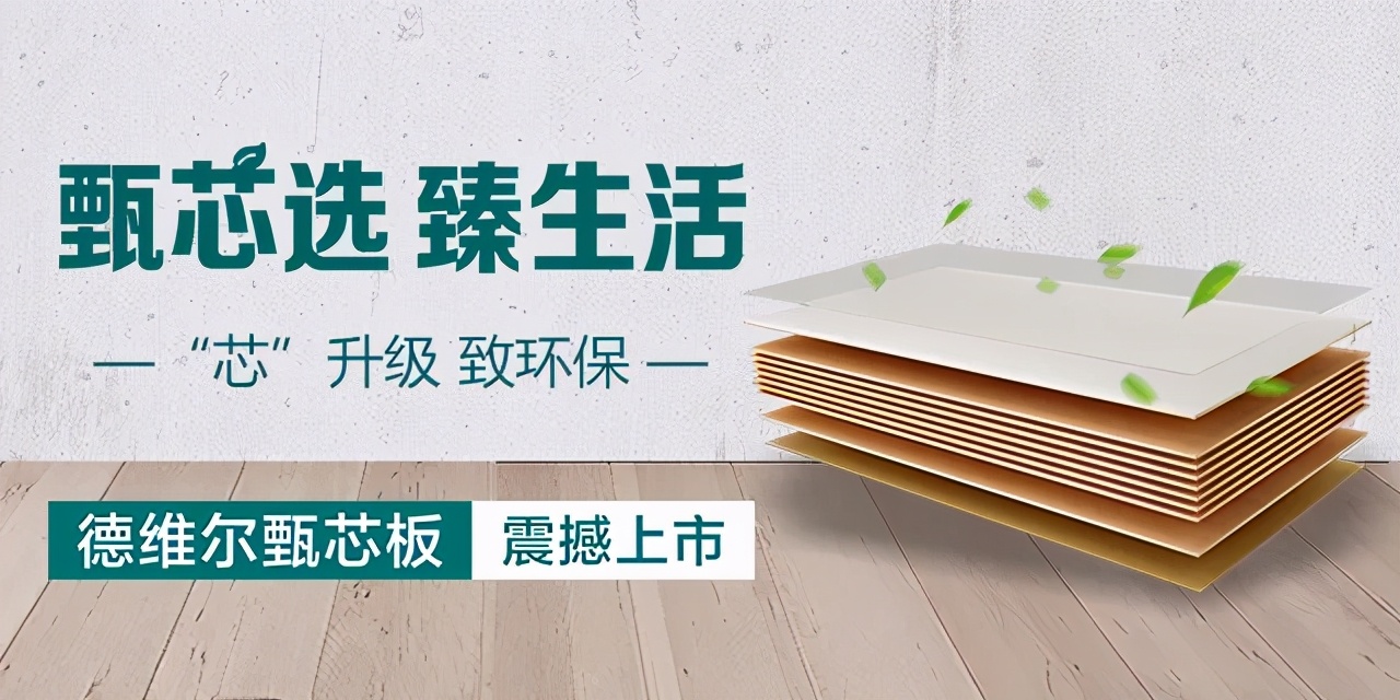 甄芯选，臻生活|德维尔甄芯板上市啦